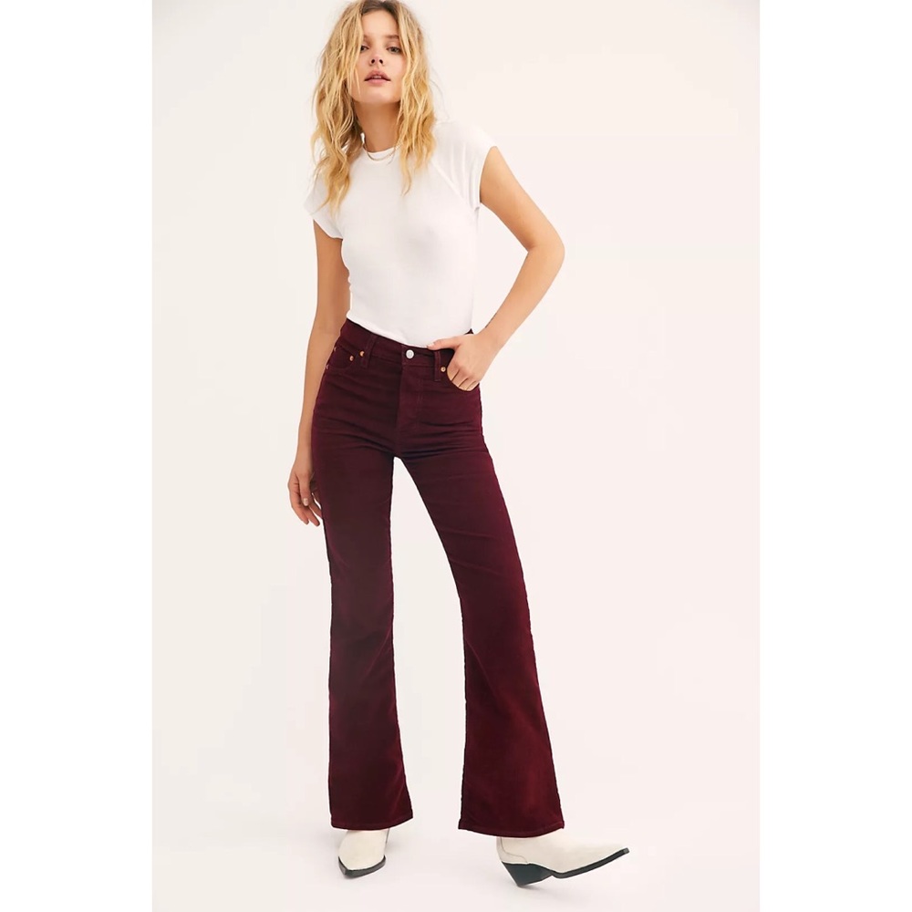 NWT Free People x Levi’s Premium Ribcage Bootcut Corduroy Denim (size 27)